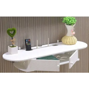 Półka na Router WiFi 'Motyl' – Estetyczna Osłona na Kable i Urządzenia Sieciowe